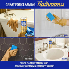 Bar Keepers Friend Powder Cleanser, 12 oz x 2, Multipurpose Cleaner, Degreaser & Remover for Burnt Stainless Steel Pots and Pans, Rust Stains, Hard Water Deposits & Soap Scum